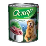 Оскар 750гр. консервы для собак с Уткой