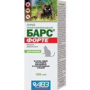Барс спрей ФОРТЕ (100мл.) 18шт/1 для кошек