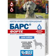 Барс форте капли (4пип.) инсектоакарицидные для собак
